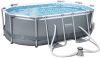 Каркасный бассейн Bestway 5614A 305х200х84 Oval Power Steel Pool